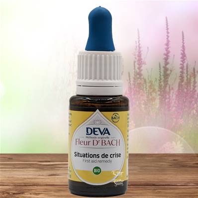 Deva - Fleur du Dr Bach - Situation de Crise - Compte gouttes 15ml