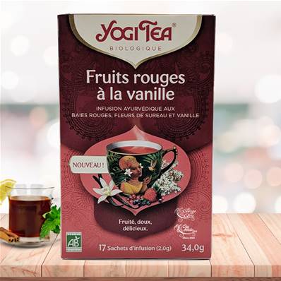 Yogi Tea - Fruits Rouges à la Vanille - 17 Sachets