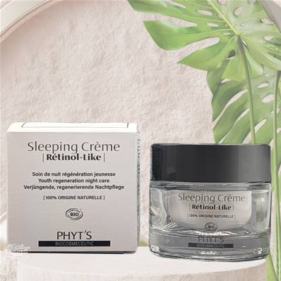 Phyts- Sleeping Crème Rétinol Like Régénération Jeunesse Pot 50ml