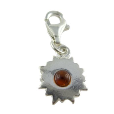 Pendentif Ambre et Argent - Modèle 056