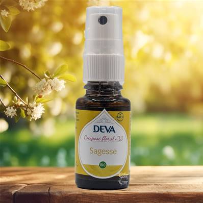 Deva - Composé Floral Dr Bach - Sagesse N.13 - Spray 15ml